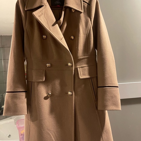 Vince camuto camel winter coat, size small. - Picture 2 of 8